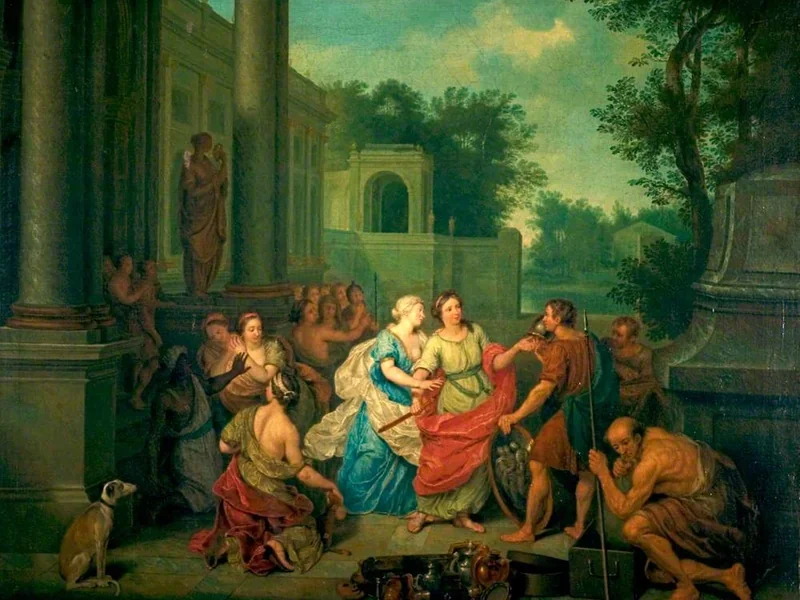 1693-Louis Fabricius Dubourg - Dido and Aeneas